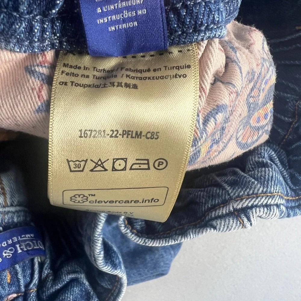 Scotch & Soda Paperbag Jeans Womens 28 Blue High Rise‎ Tapered The Breeze Denim